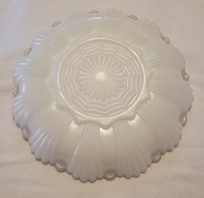 Anchor Hocking Milk Glass Deviled Egg Plate