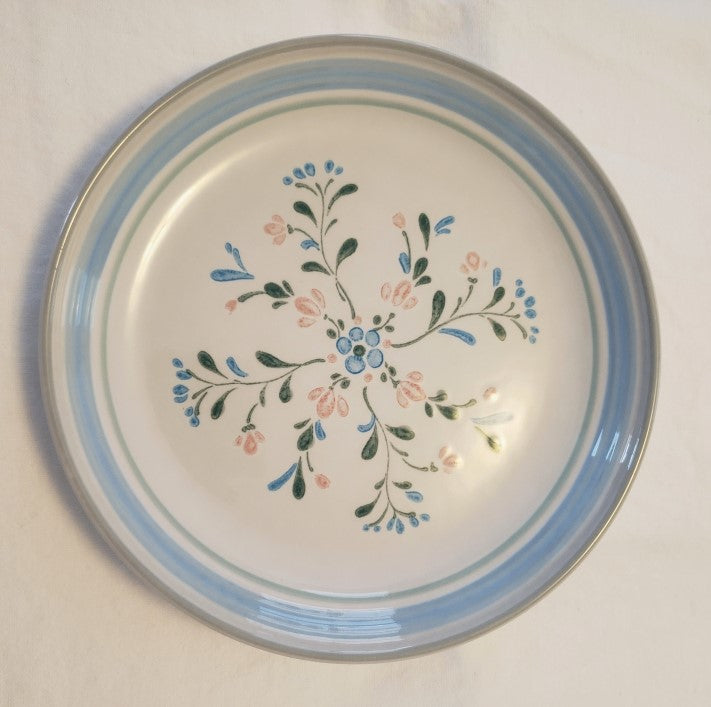 Fascino Stoneware Flowered Center Salad Plate