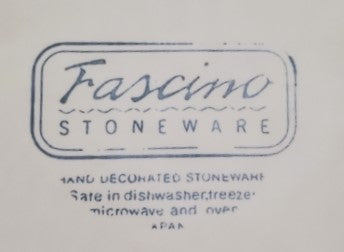 Fascino Stoneware Flowered Center Salad Plate