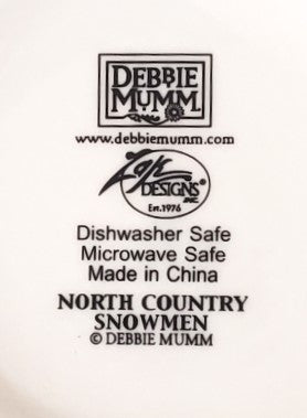 Debbie Mumm North Country Snowman Mug