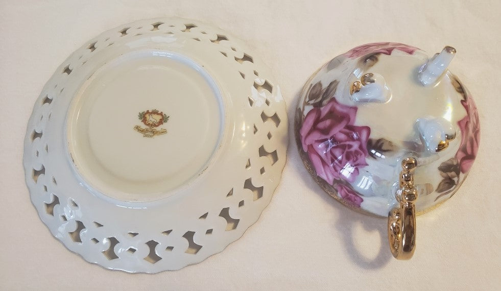 Royal Sealy Tea Cup and Saucer Set
