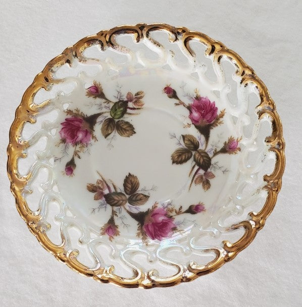 Royal Sealy Pink Rose Saucer