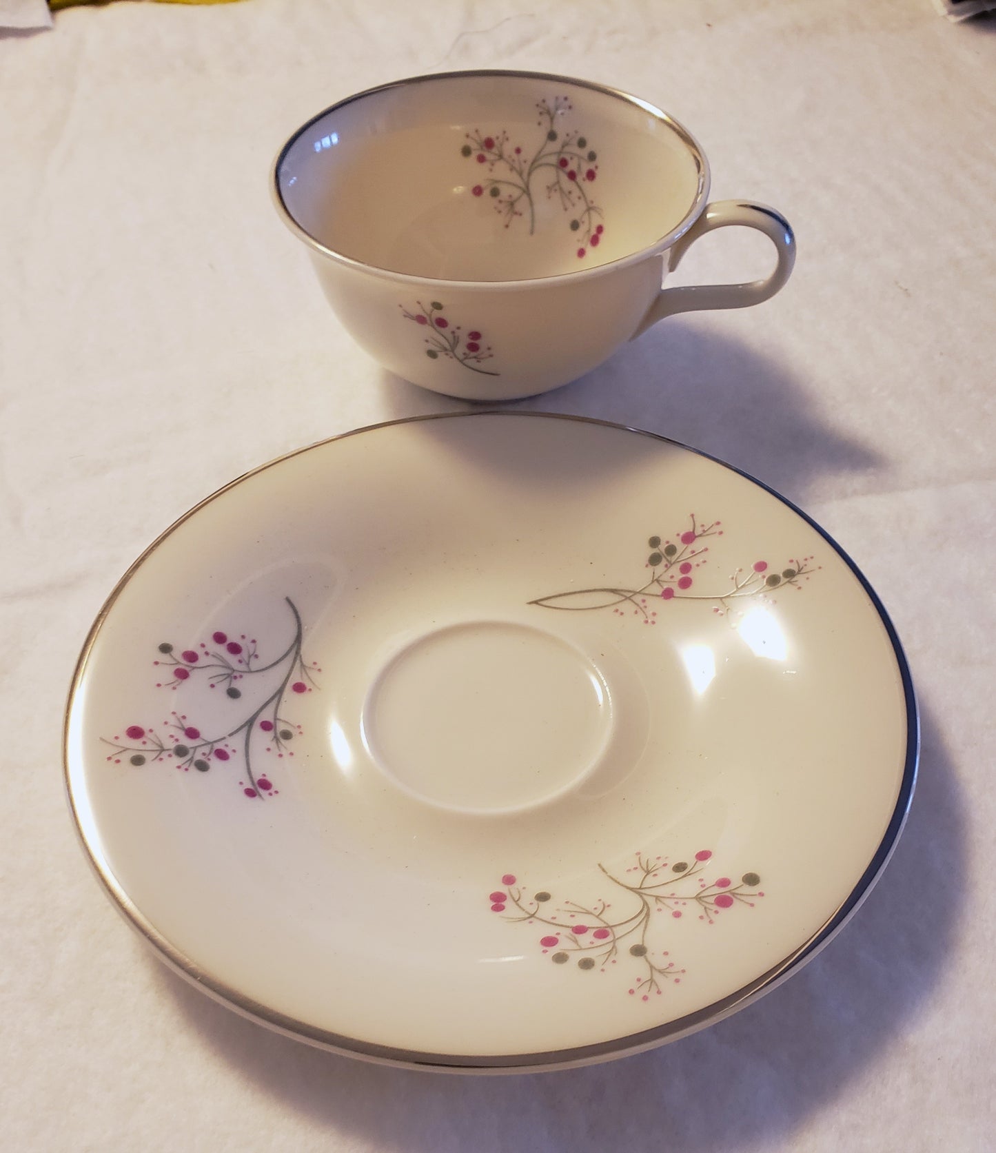 Theodore Haviland "Prelude" T Cup and Saucer