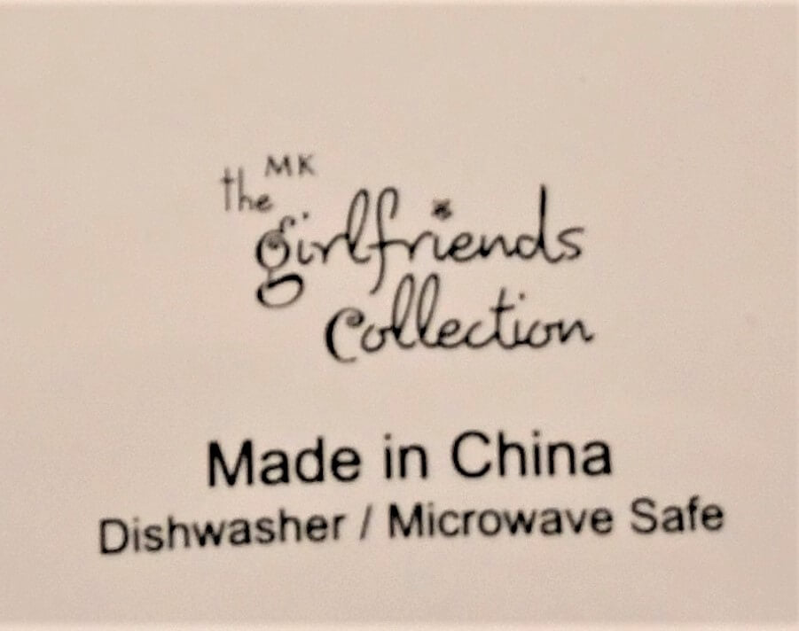 MK Girlfriend "Let's Shop" Salad Plate