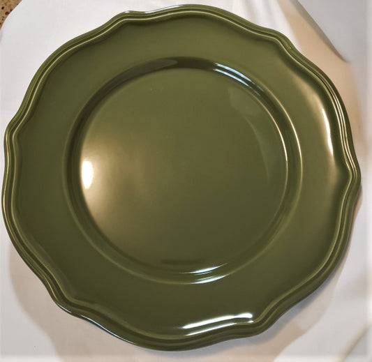 Home Trends Olive Green Dinner Plate
