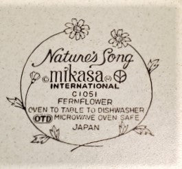 Mikasa Nature's Song - Fernflower Serving Platter
