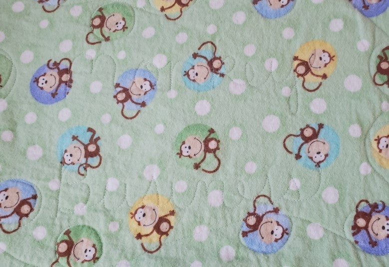 Monkey Business Baby Quilt 1
