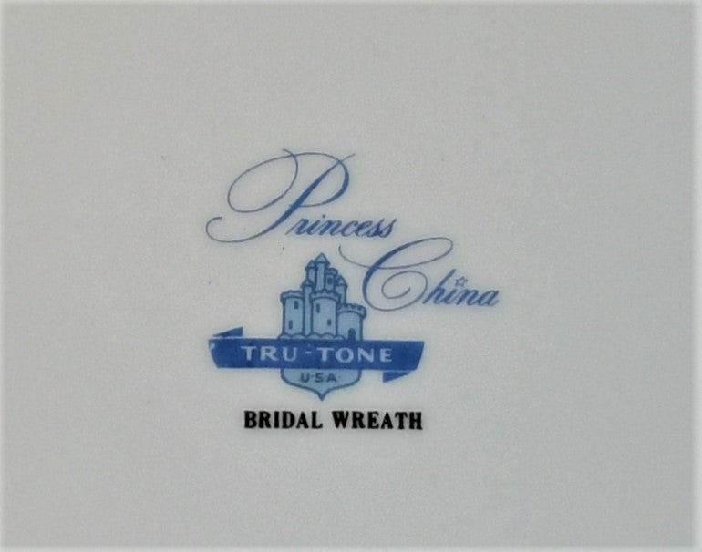 Princess True Tone China "Bridal Wreath" Salad Plate