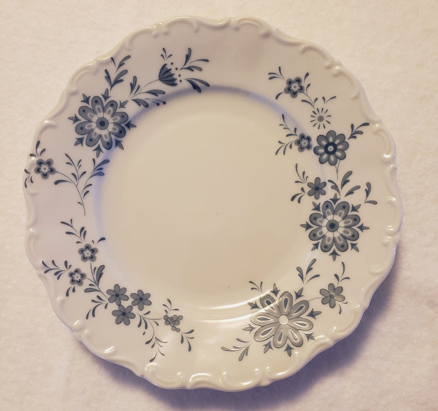 Seltmann Weider Christine Porcelain "Bavarian Blue" Bread and Butter Plate