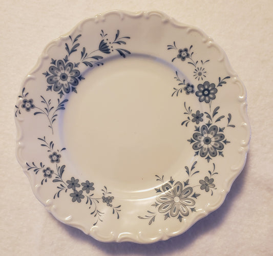 Seltmann Weider Christine Porcelain "Bavarian Blue" Bread and Butter Plate