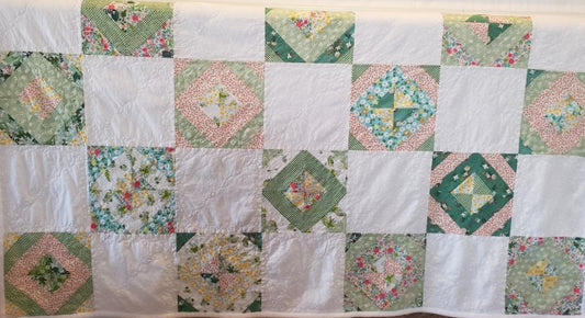 Quilted Spring Throw