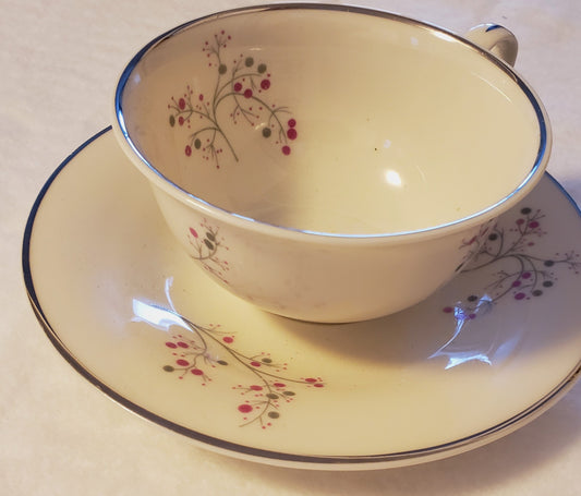 Theodore Haviland "Prelude" T Cup and Saucer