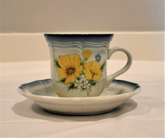 Mikasa Country Club "Amy" Cup and Saucer