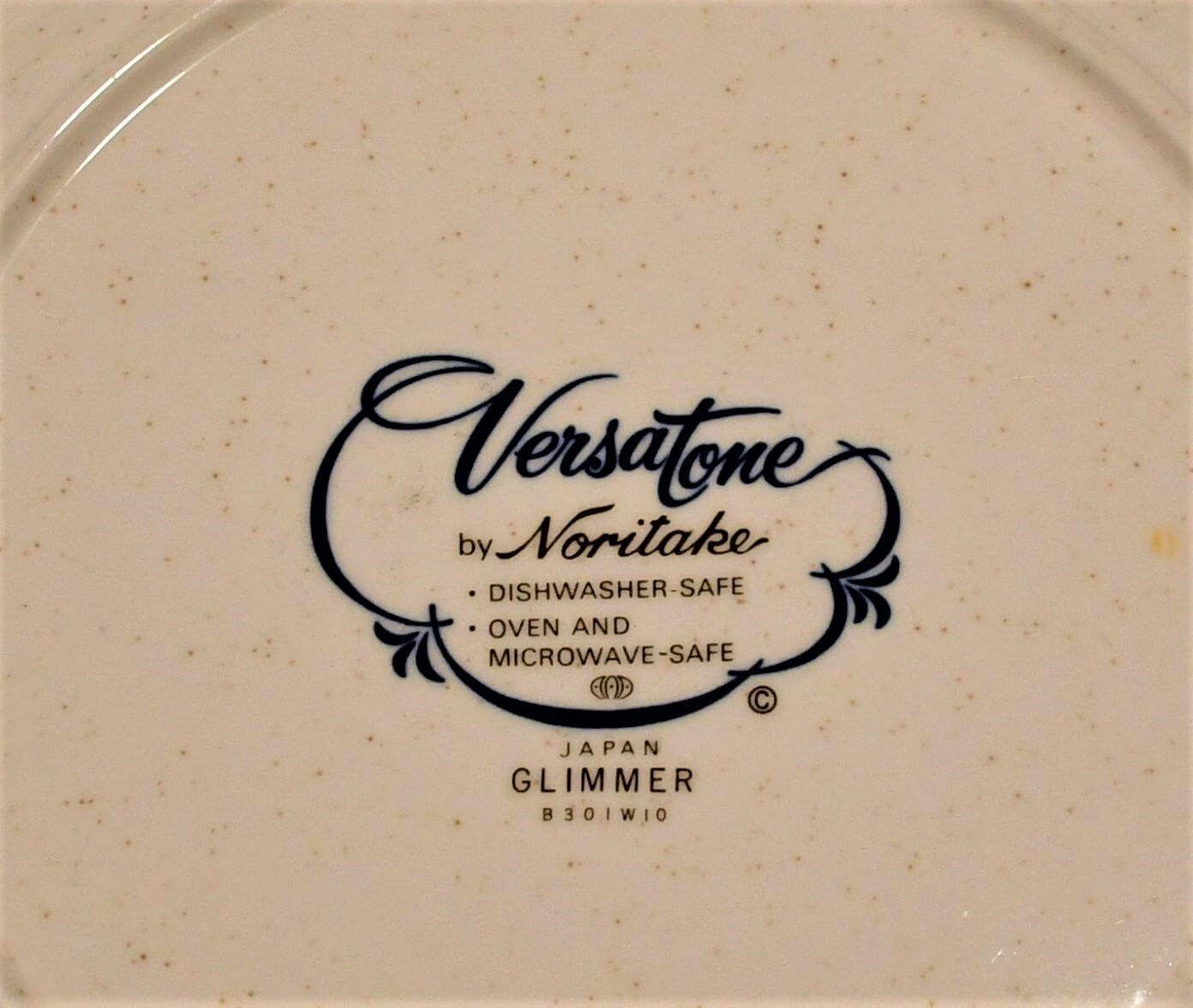Noritake Versatone "Glimmer" Dinner Plate